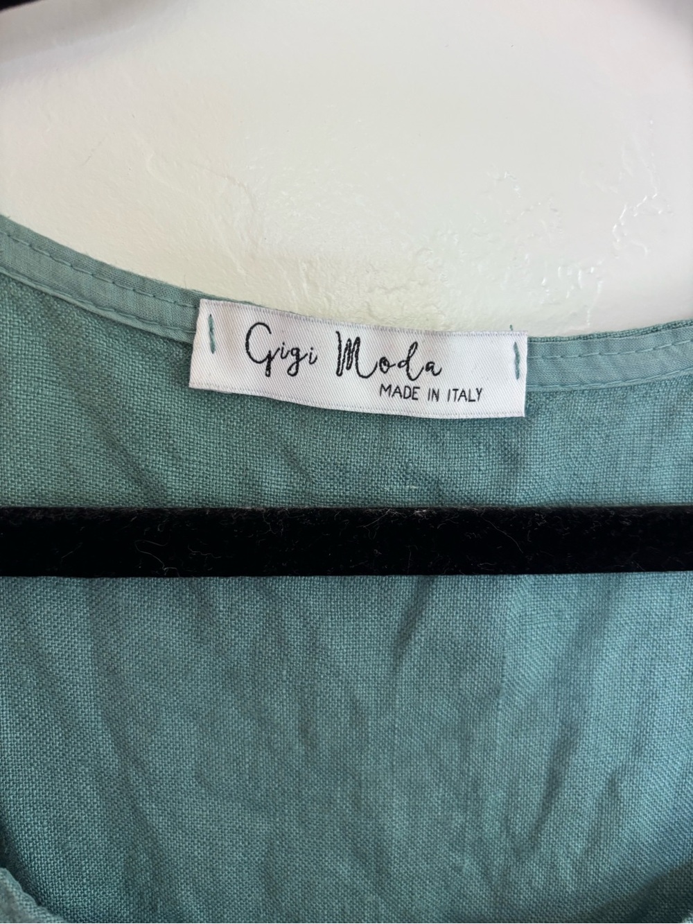 Gigi Moda Made in Italy Linen Blend Bubble Hem Dress / Tunic A1 - Picture 3 of 8